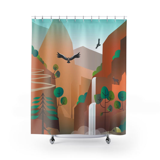 Zion National Park Shower Curtain