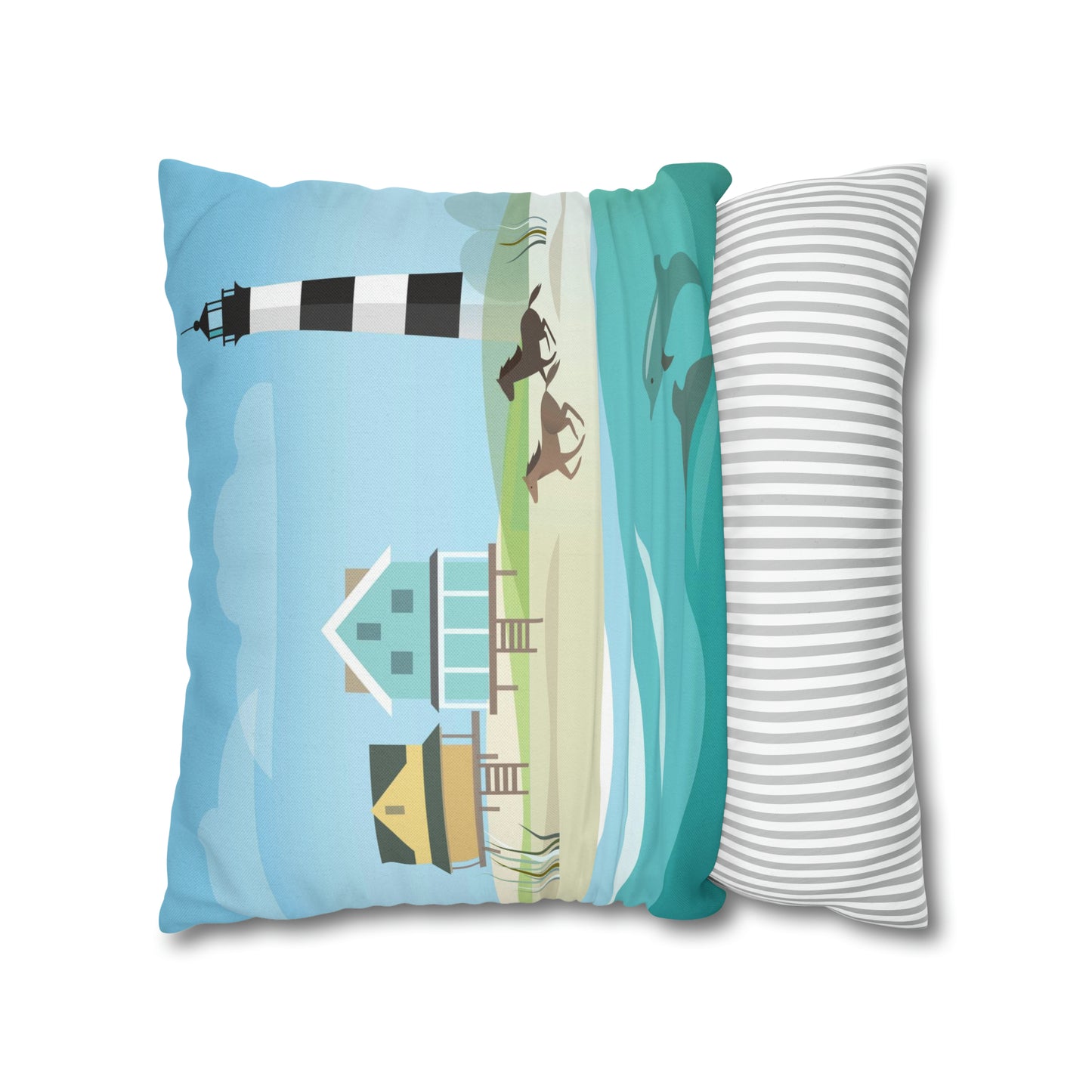 Housse de coussin des banques extérieures
