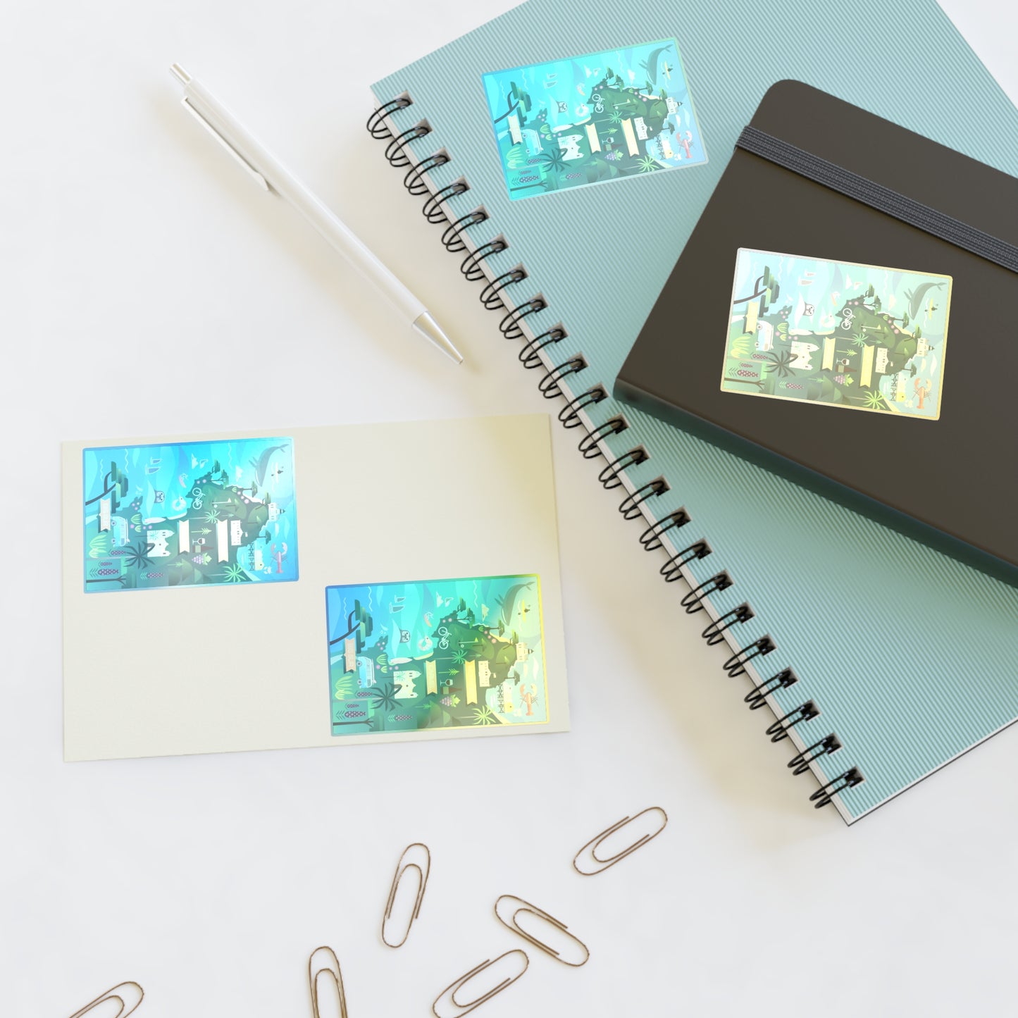 Monterey + Carmel Stickerbogen