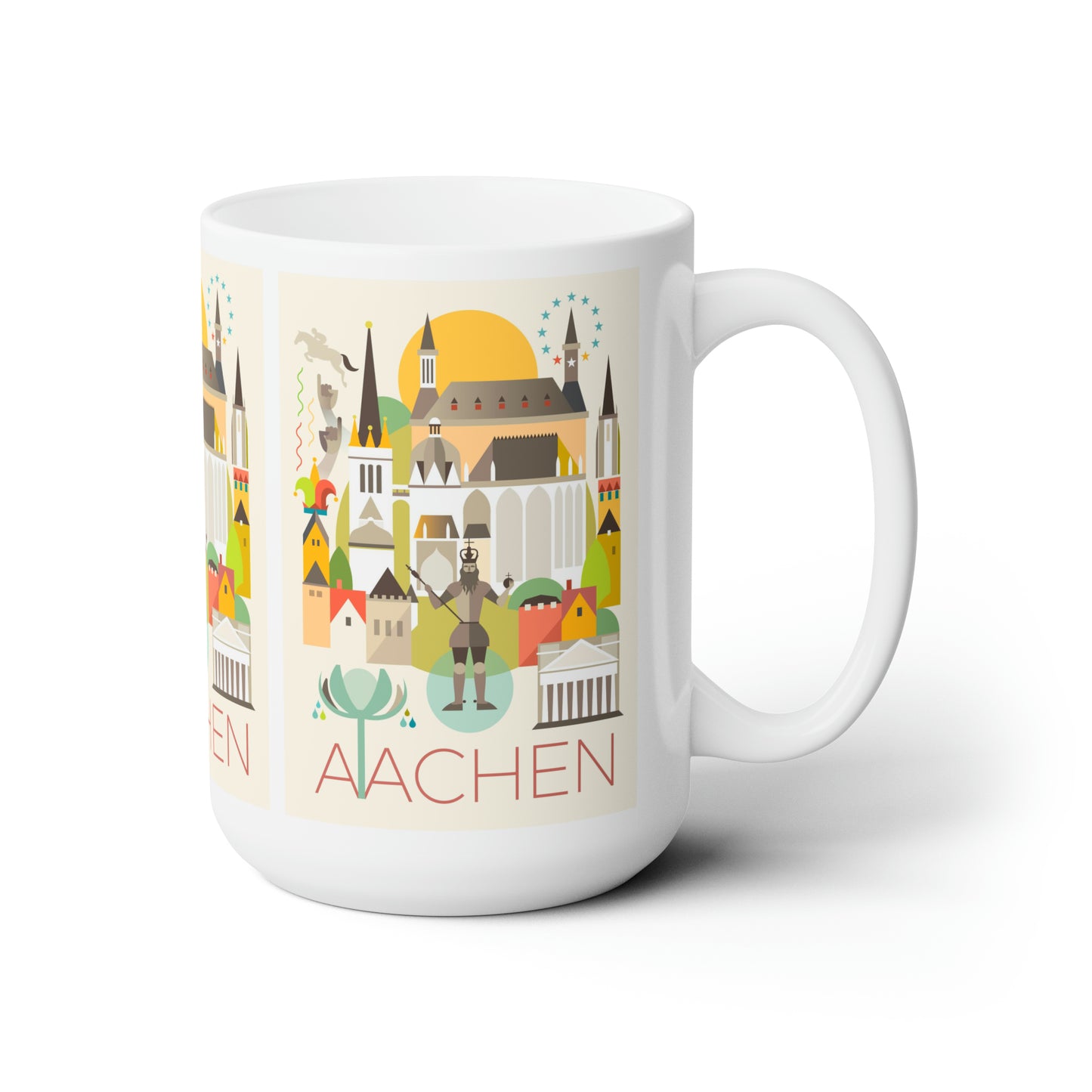 Aachen Ceramic Mug 11oz or 15oz