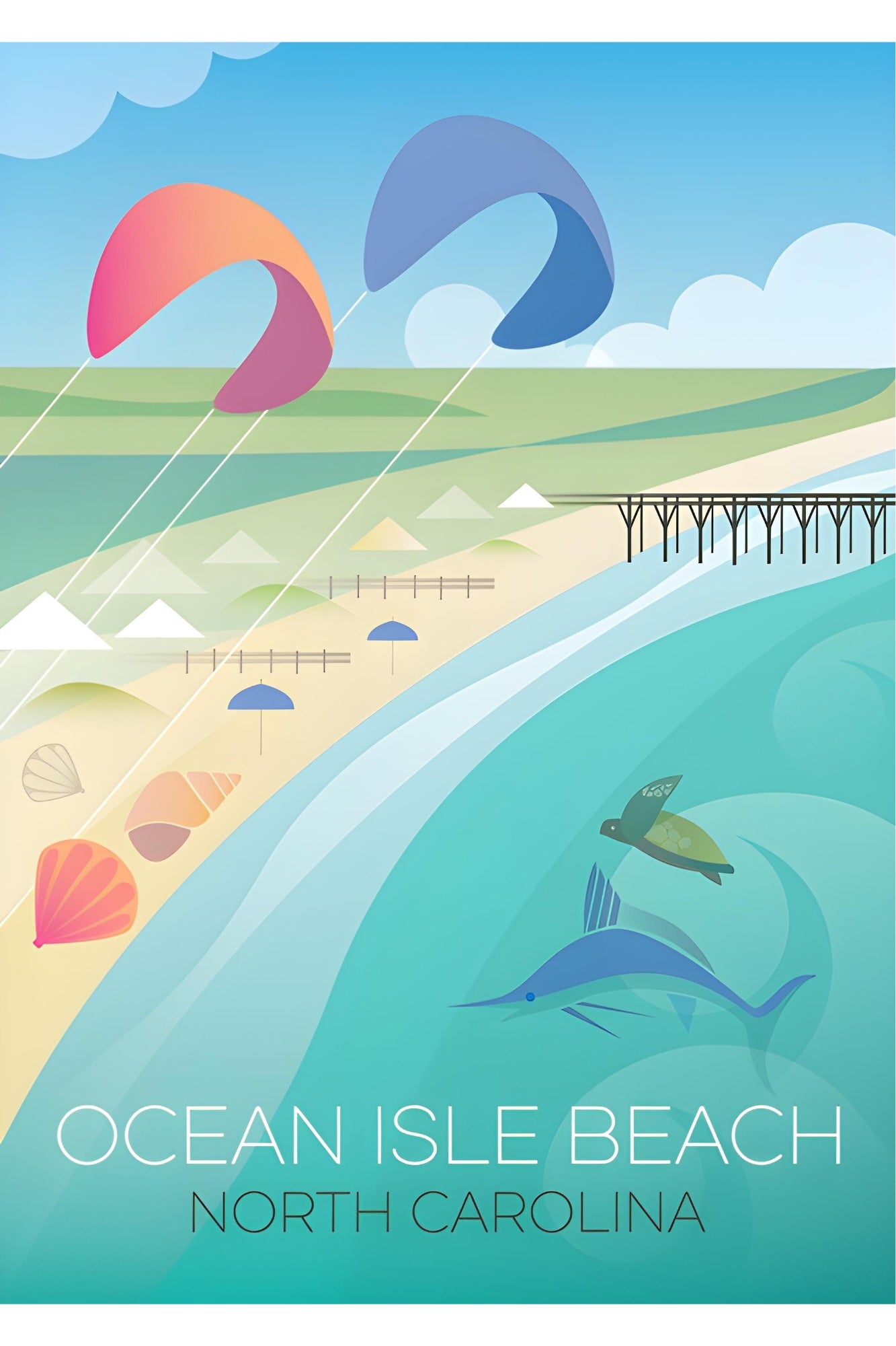 LTP - Ocean Isle, North Carolina Postcard