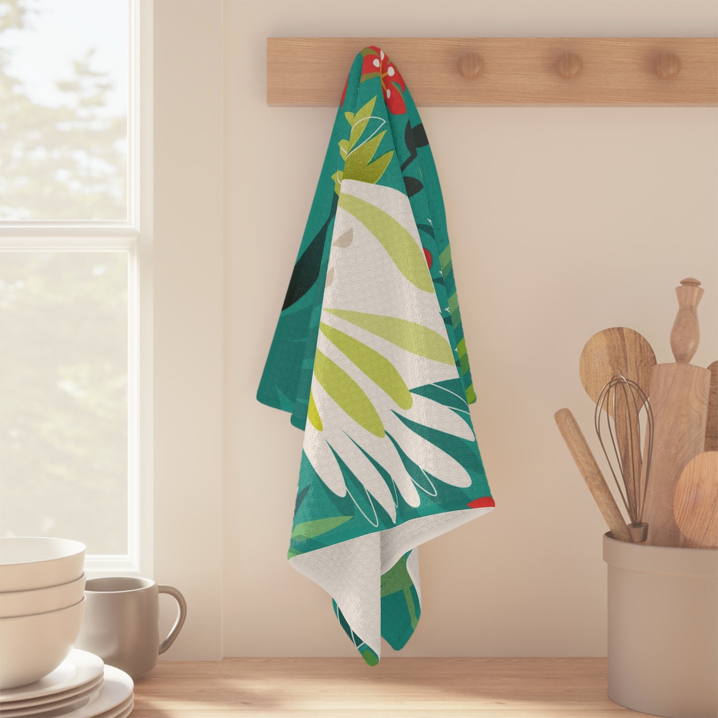 Parrot Tea Microfiber Tea Towel