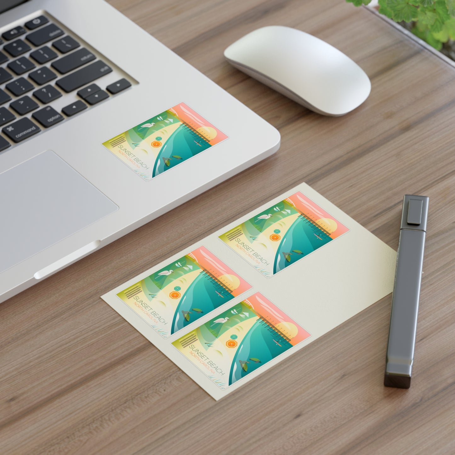 Sunset Beach, North Carolina Sticker Sheet