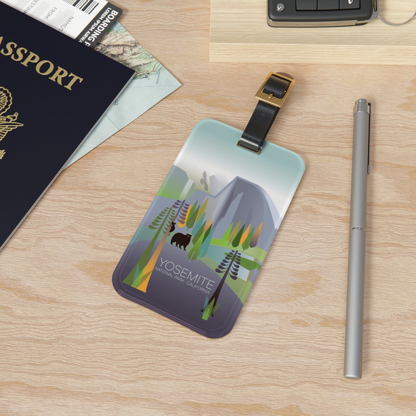 Yosemite National Park Luggage Tag
