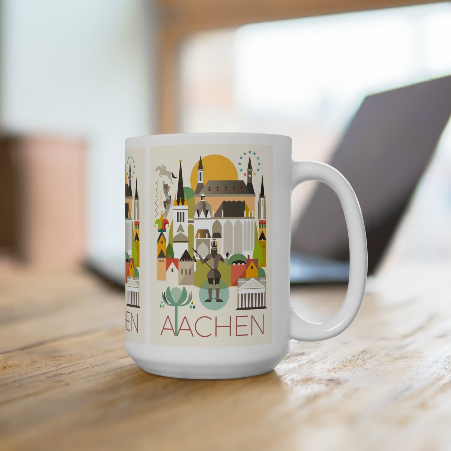 Aachen Ceramic Mug 11oz or 15oz