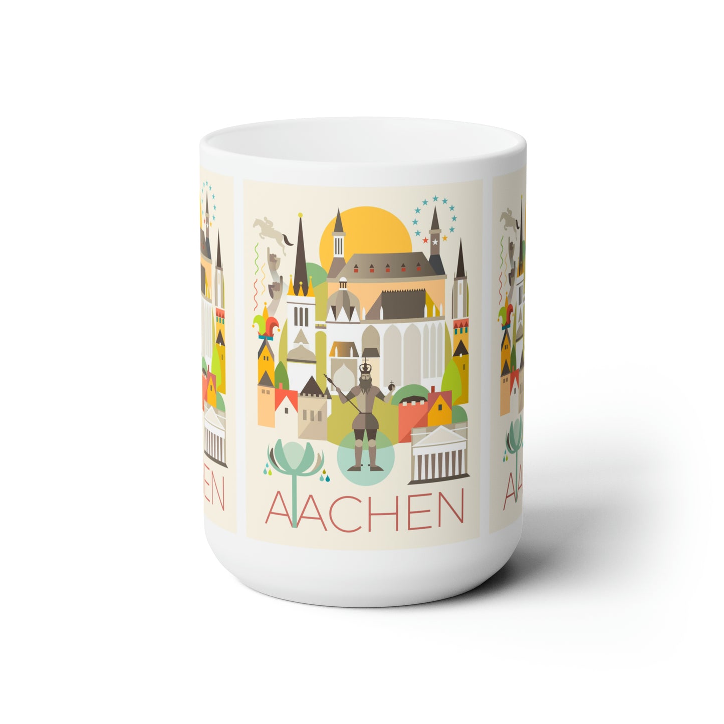 Aachen Ceramic Mug 11oz or 15oz