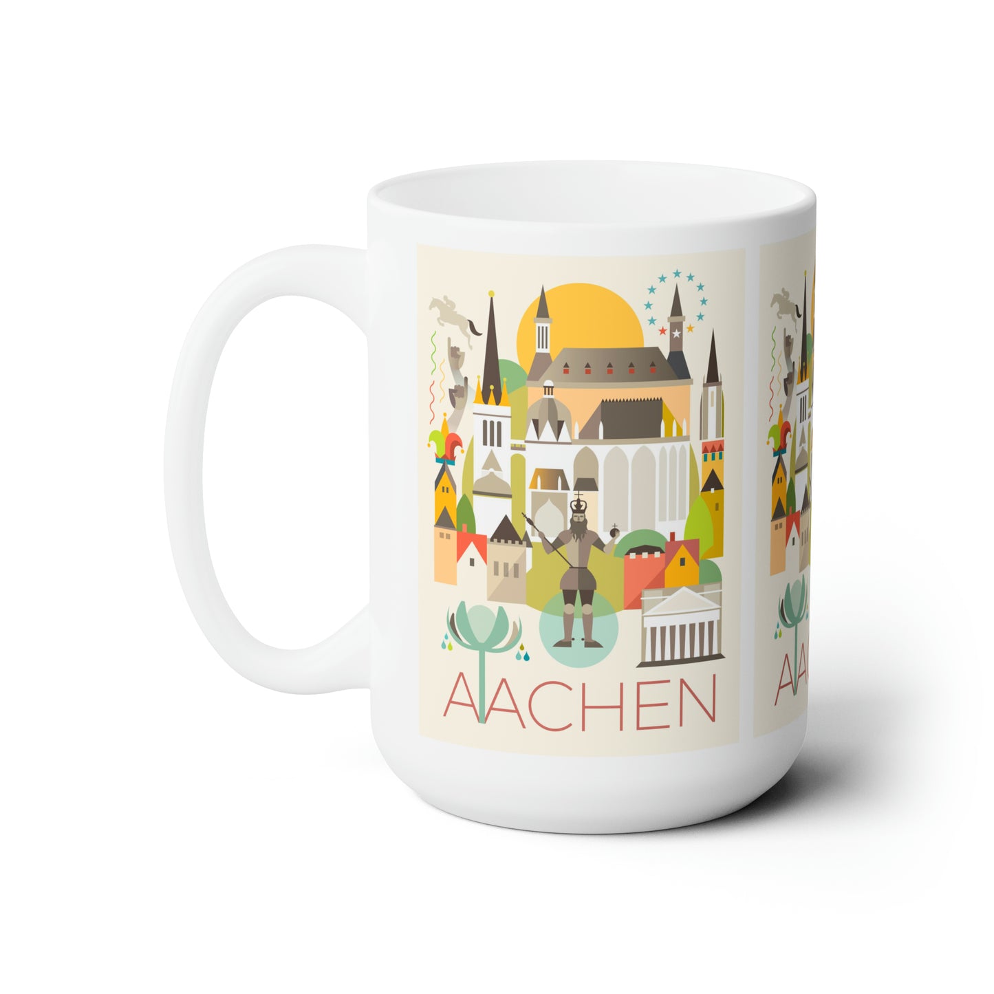 Aachen Ceramic Mug 11oz or 15oz