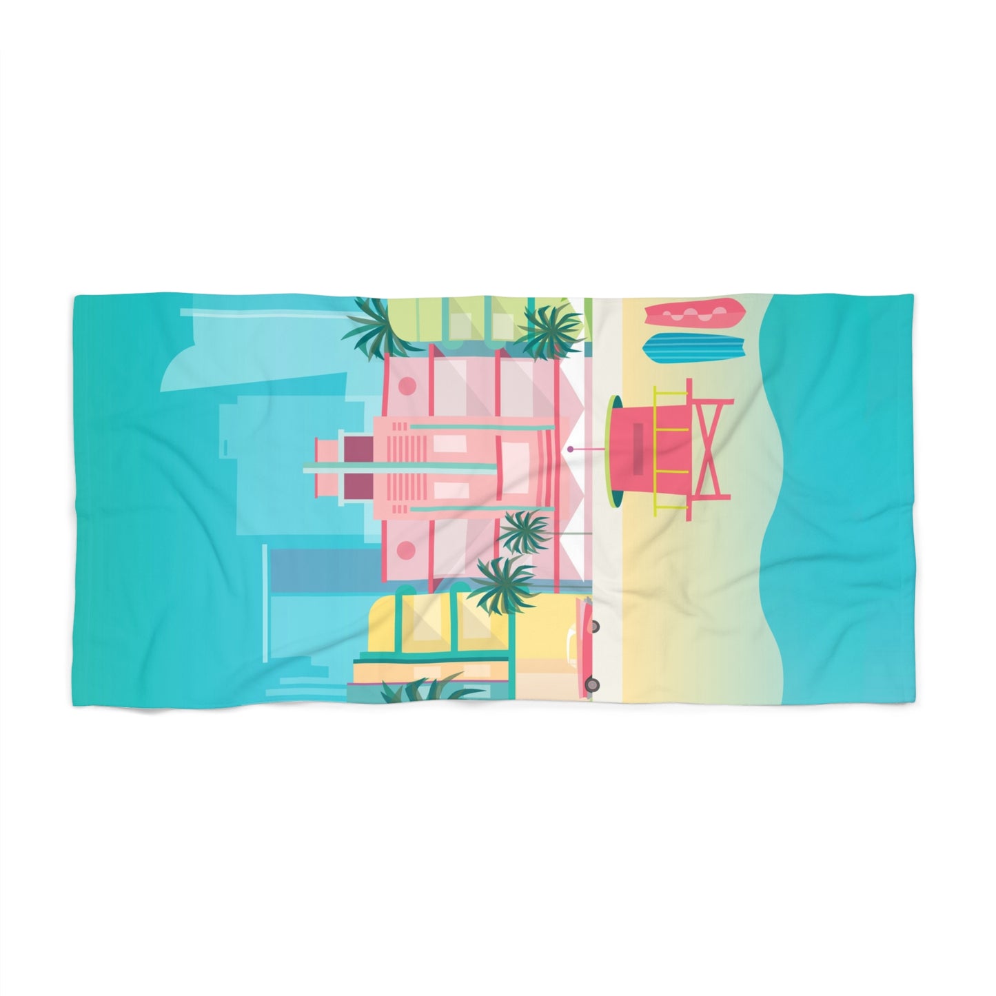 Miami Beach Beach Towel
