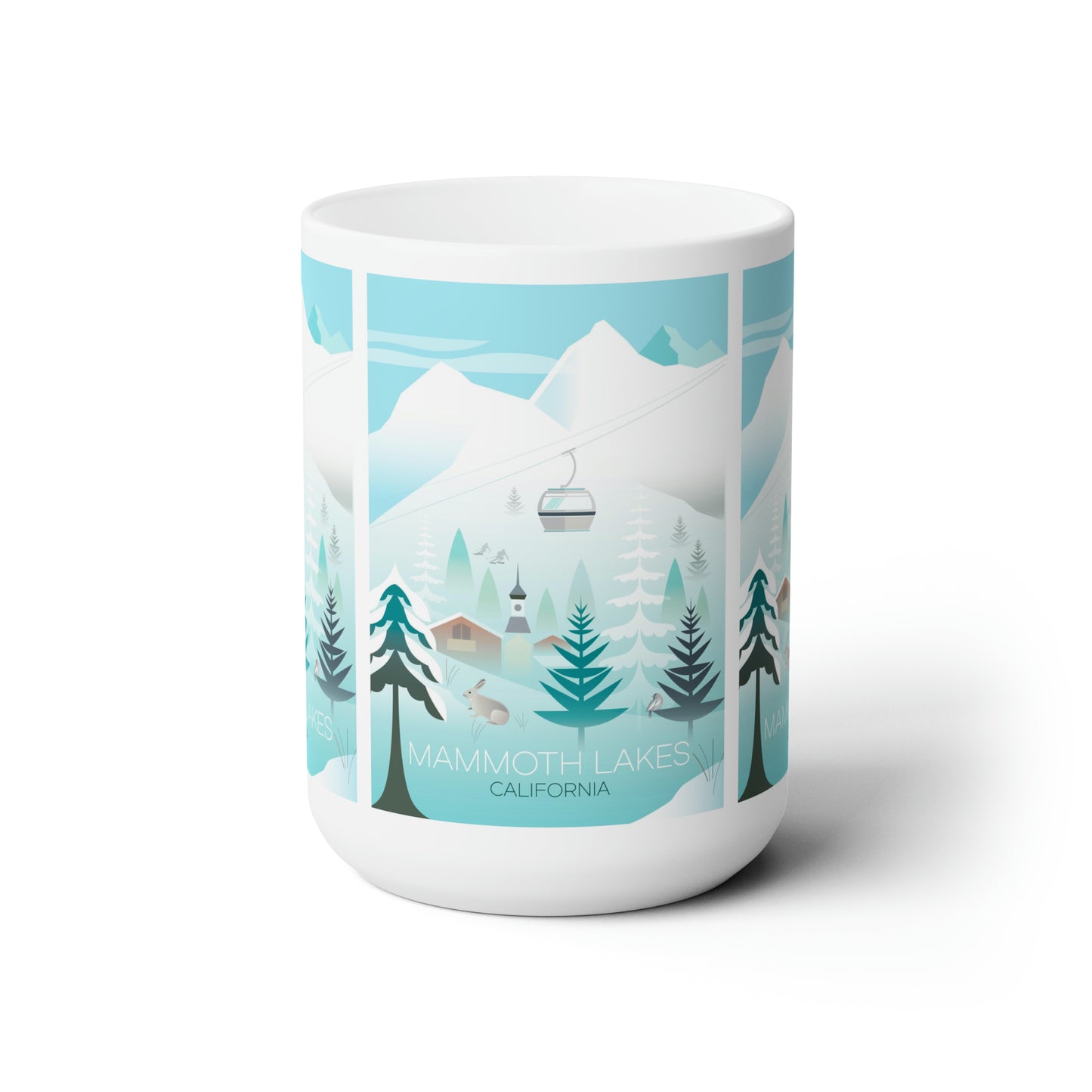 Mammoth Lakes, Winter Keramiktasse 11oz oder 15oz