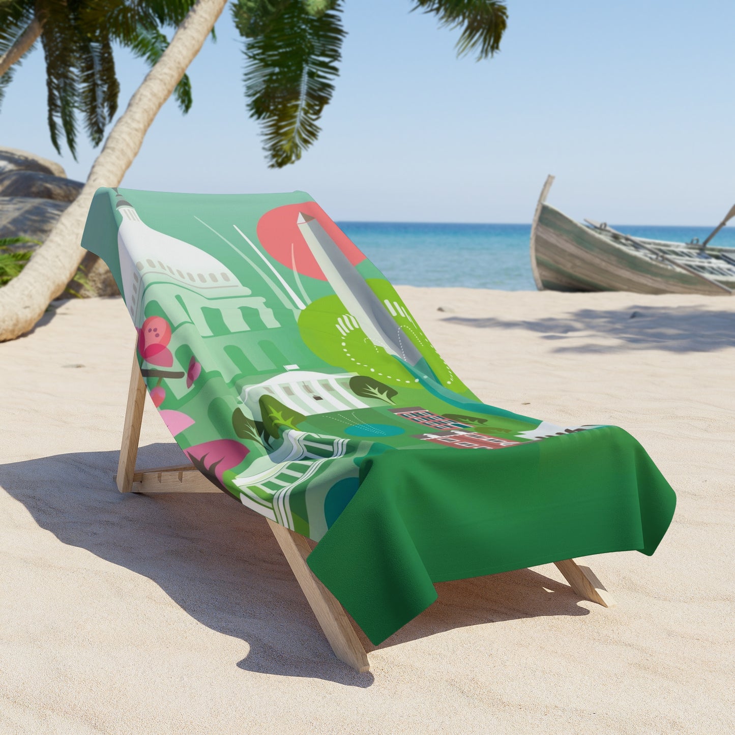 Washington DC Beach Towel