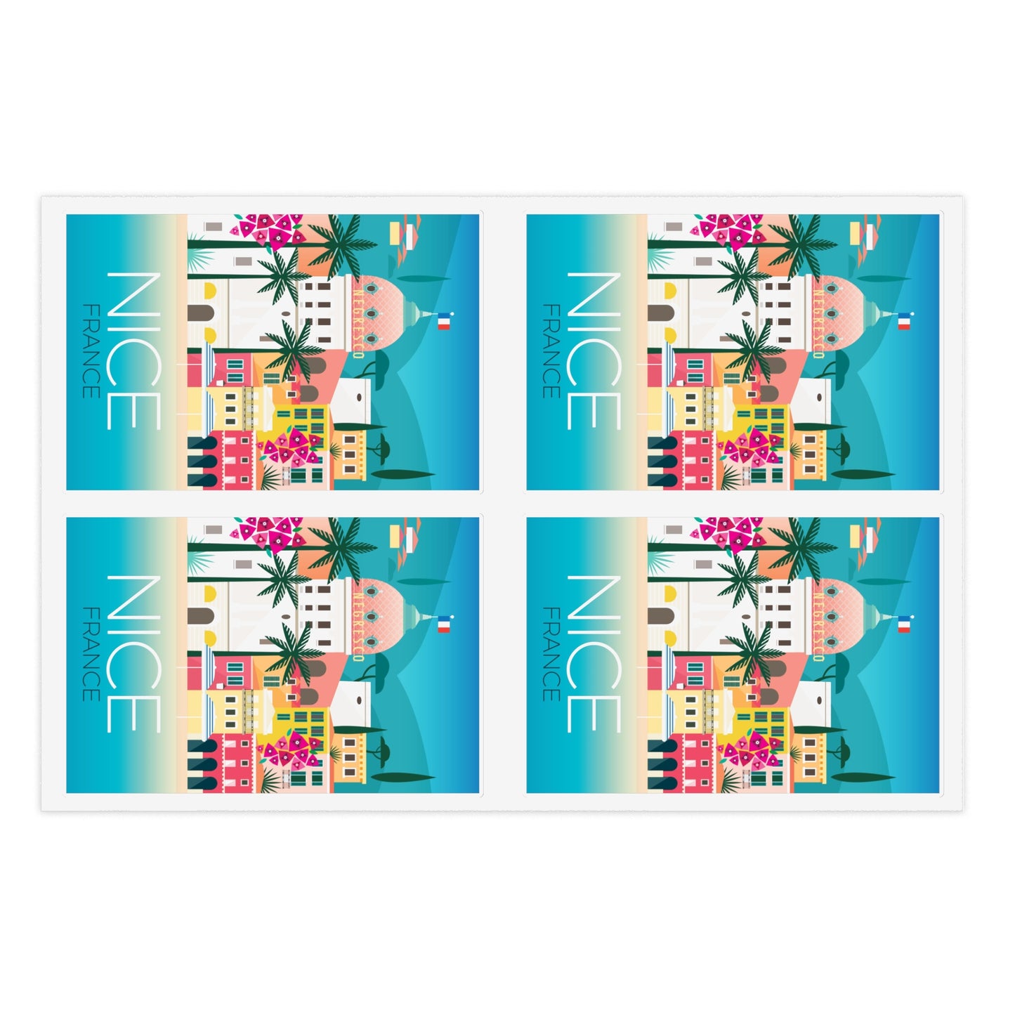 Nice, France Sticker Sheet