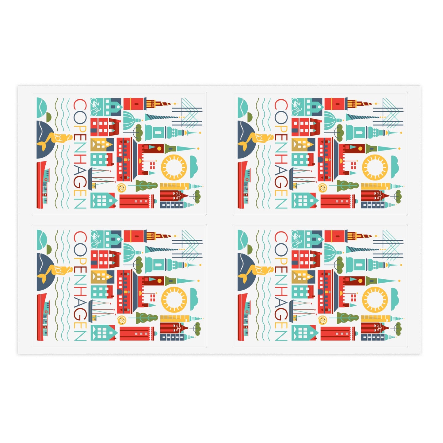 Copenhagen Scandi Sticker Sheet
