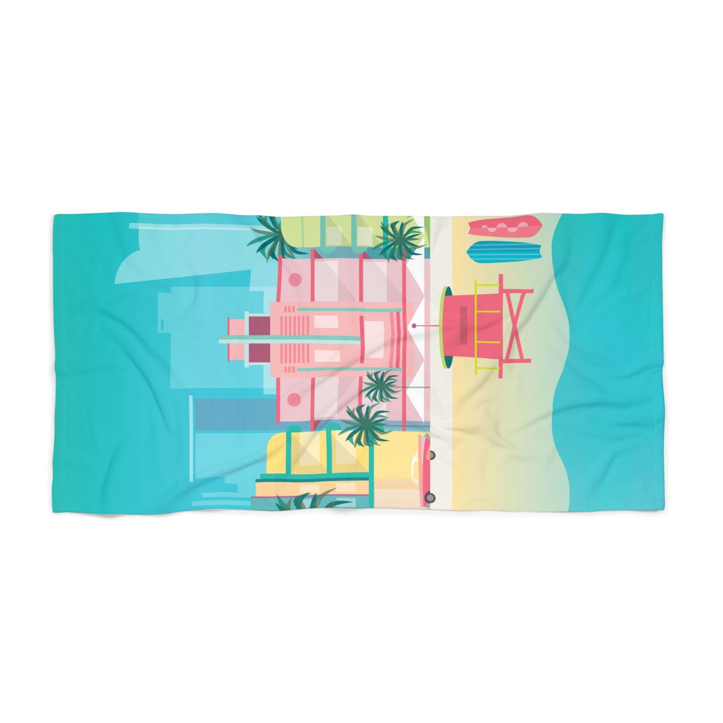 Miami Beach Beach Towel