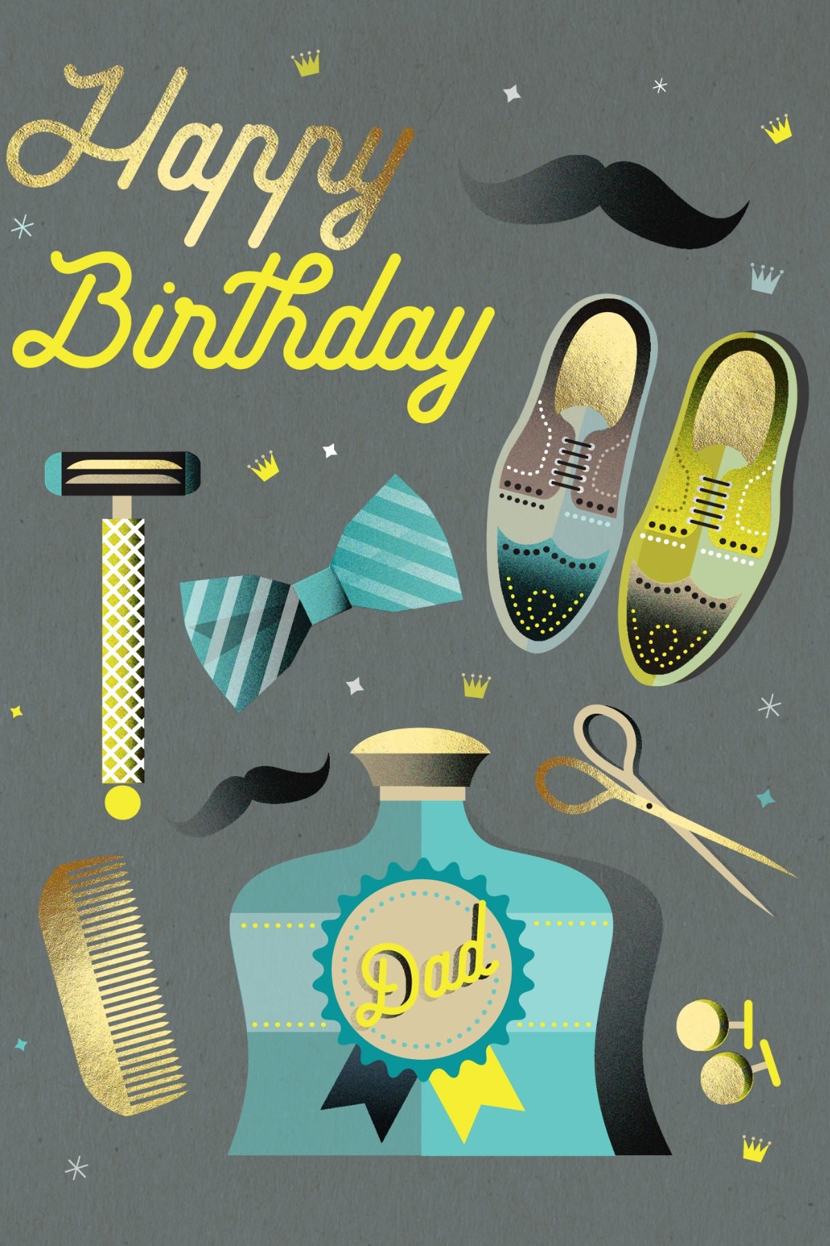 Dapper Birthday Postcard