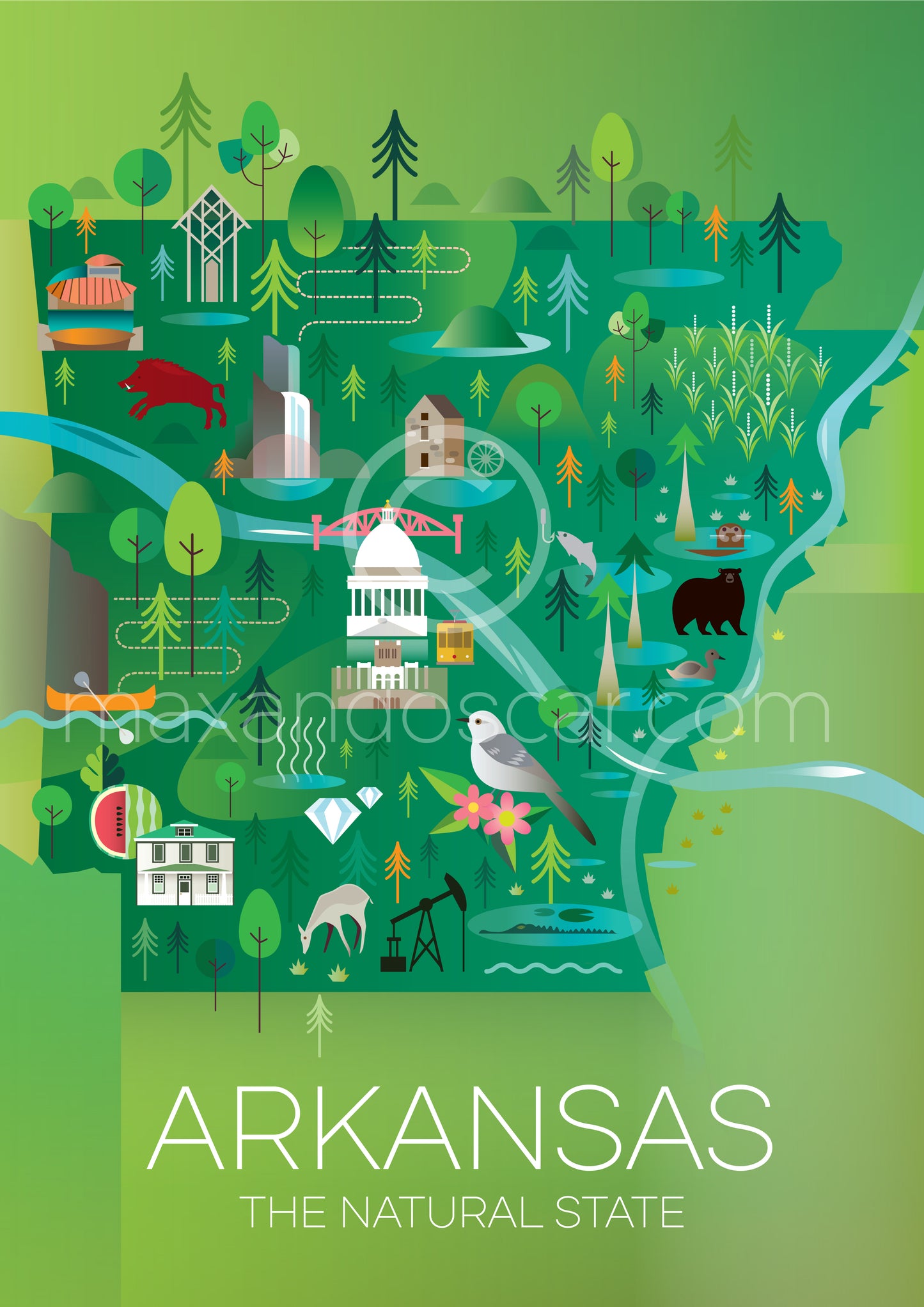 Arkansas Postcard
