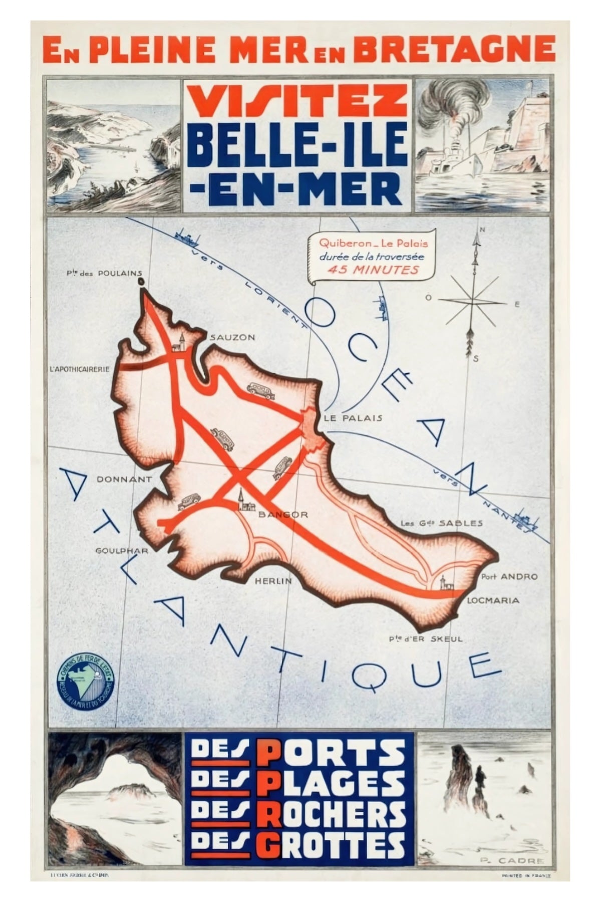 Belle-Ile-En-Mer Postal Card