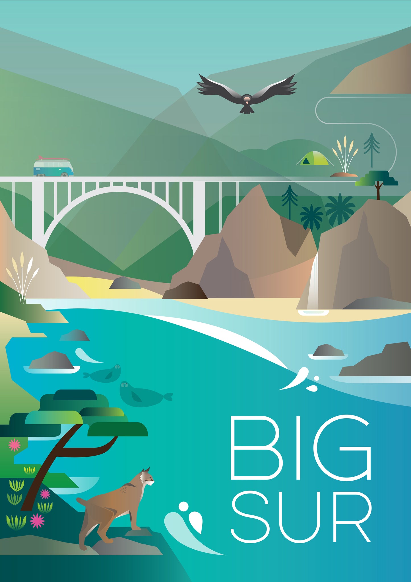 LTP - Big Sur Postcard