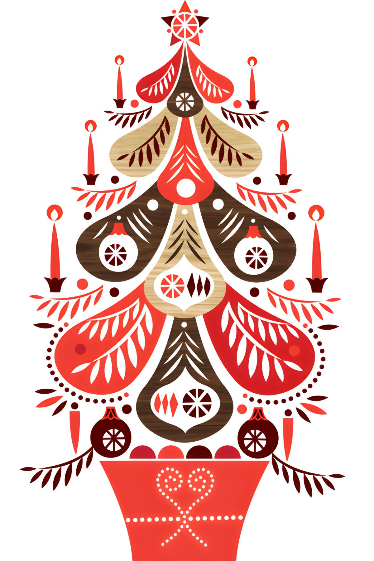 Christmas Tree Postcard