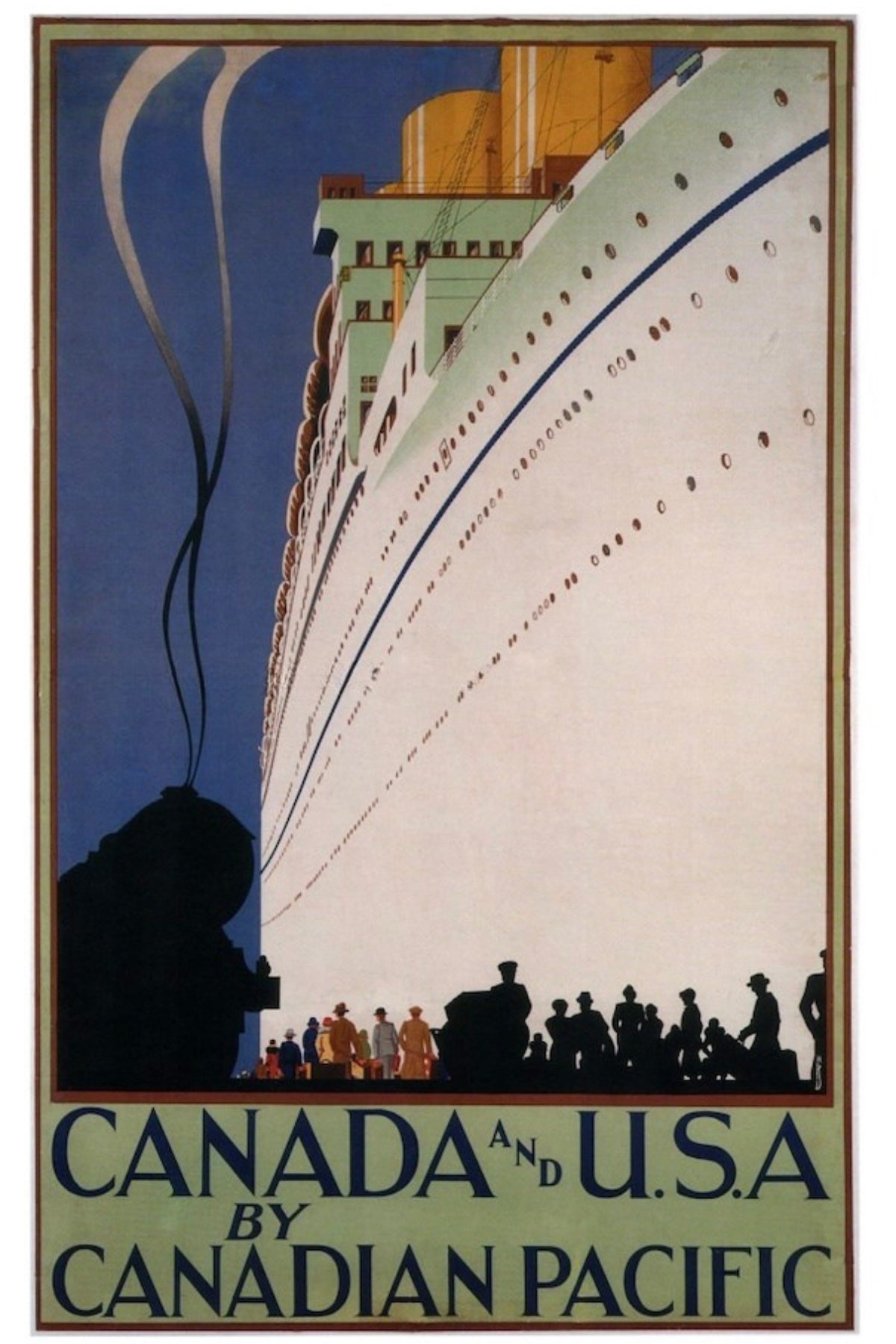 Canadian Pacific Canada and USA Postal Card