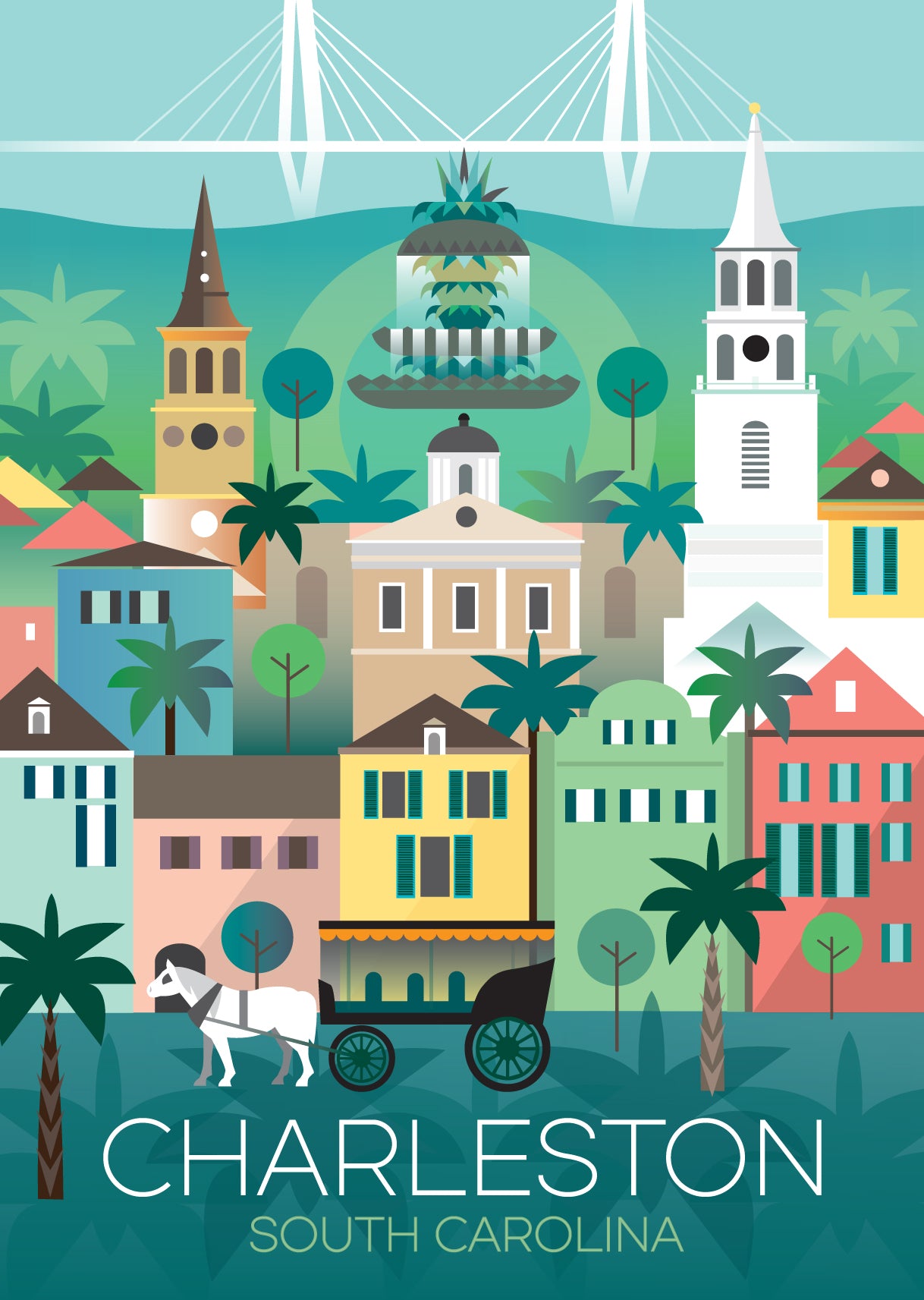 LTP - Charleston Postcard