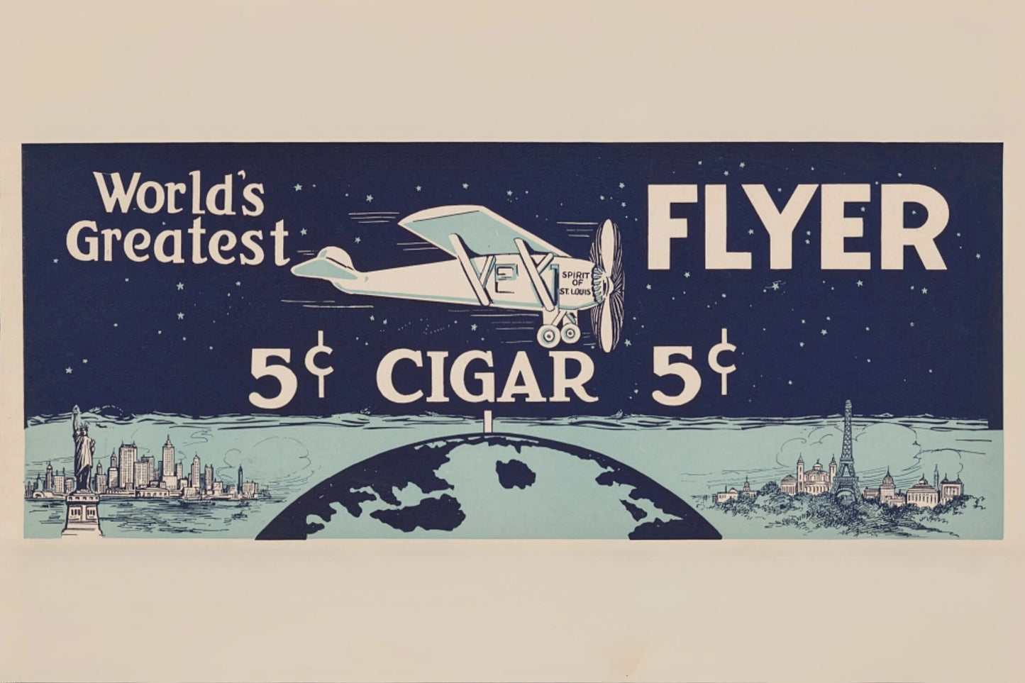 Flyer Cigar Vintage Advert