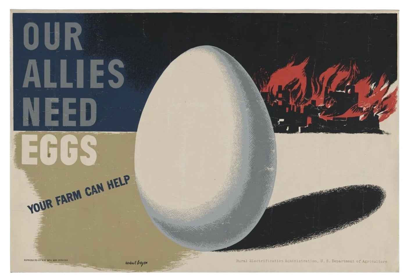 Need Eggs Postal Card