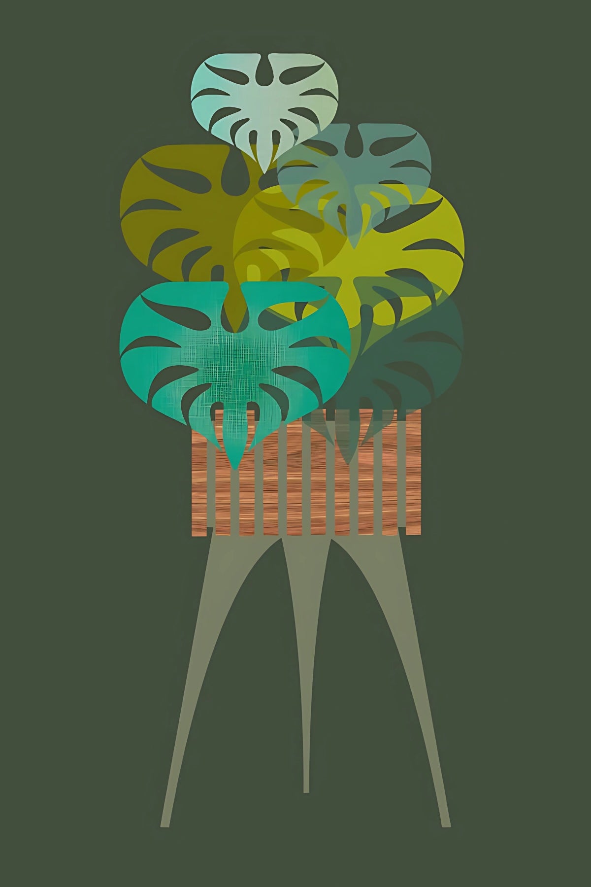 Houseplant Postcard