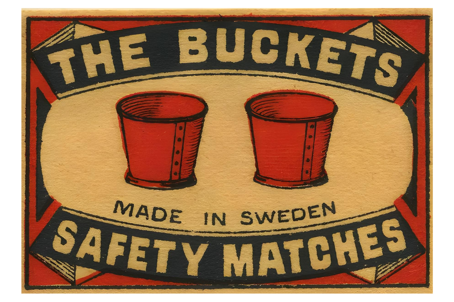 The Buckets Matches Postal Card