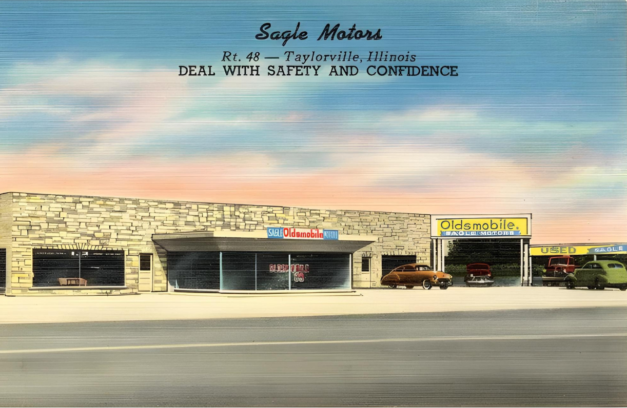 Sagle Motors Postal Card