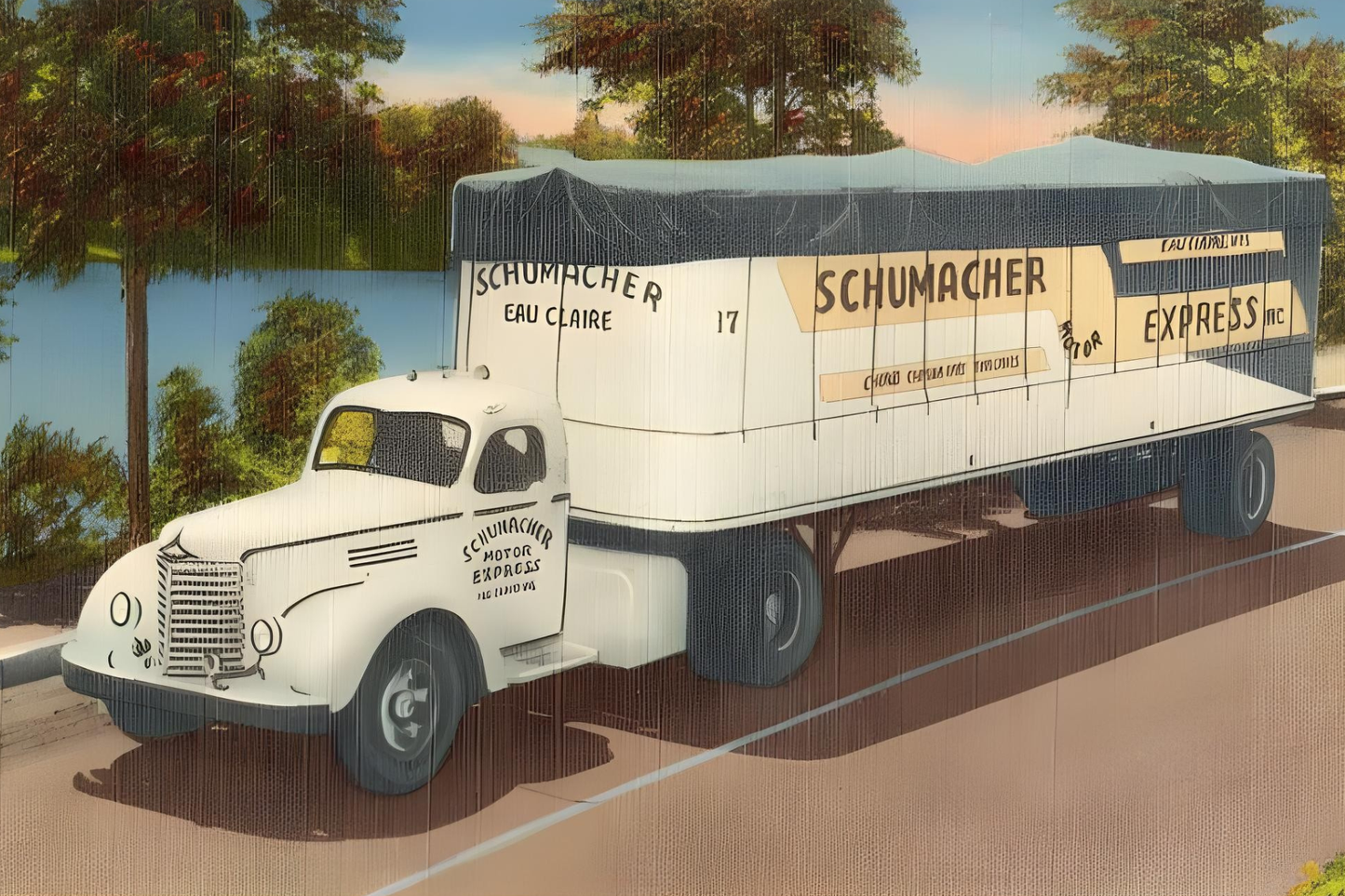 Schumacher Express Postal Card