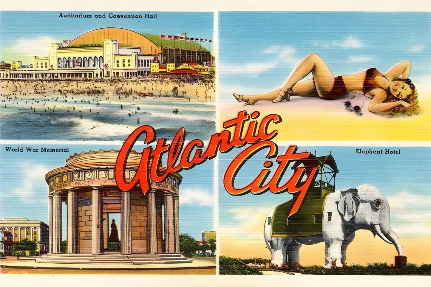 Atlantic City Postal Card