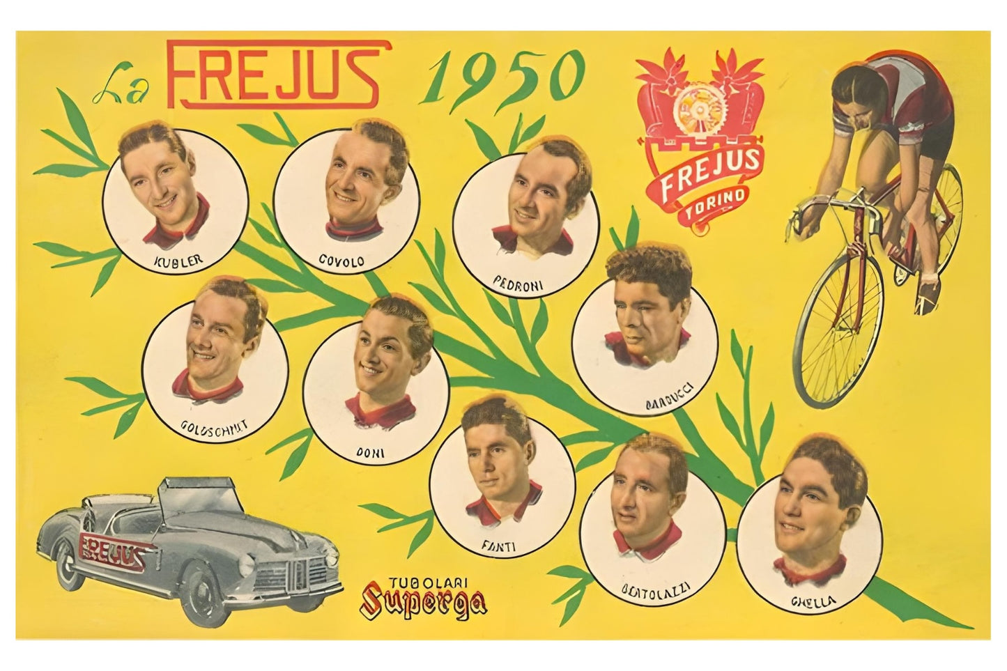 Frejus 1950 Postal Card