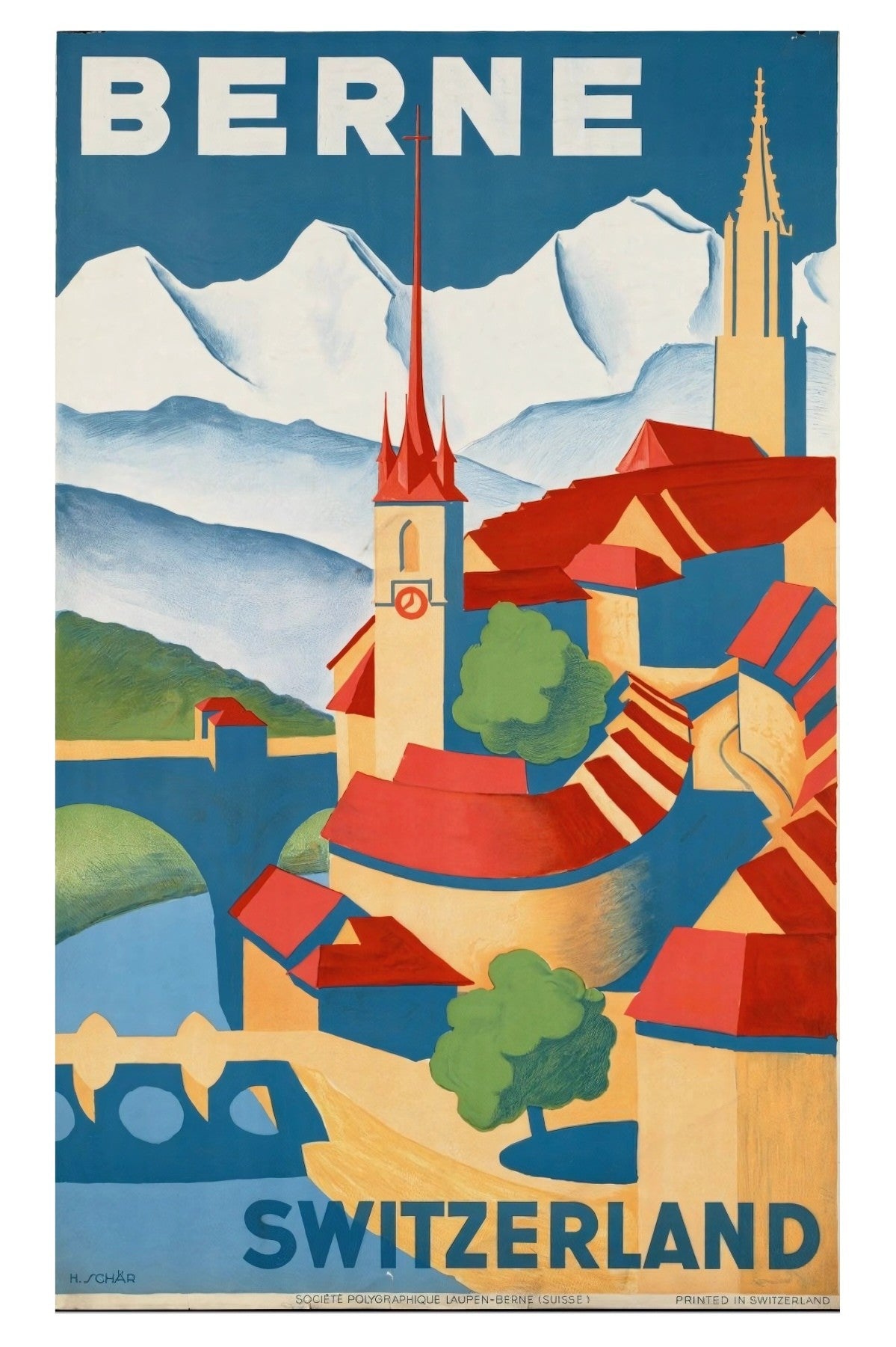 Berne, Switzerland Postal Card