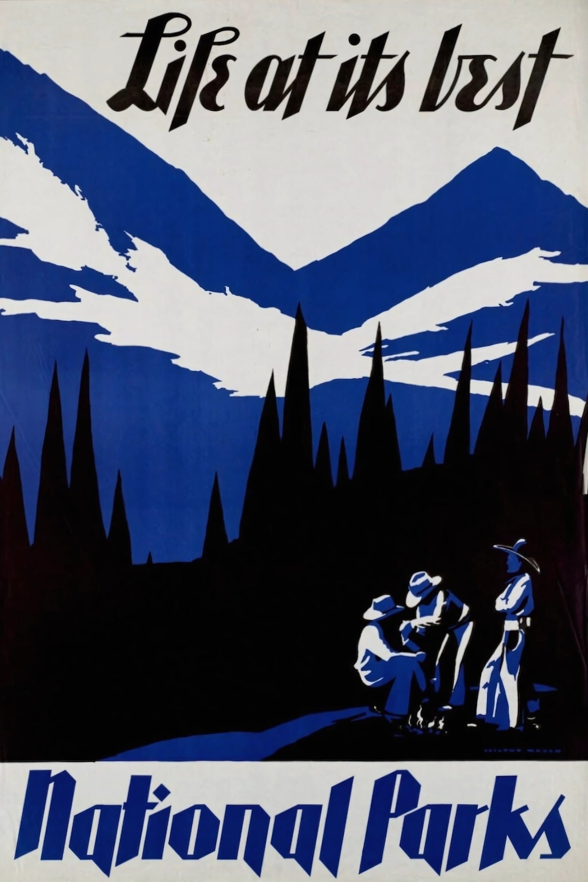 Life At Its Best National Parks Postal Card