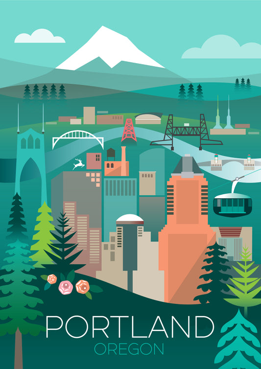 LTP - Portland, Oregon Postcard
