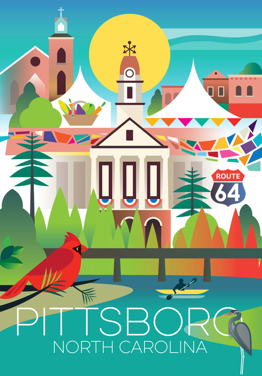 LTP - Pittsboro, North Carolina Postcard