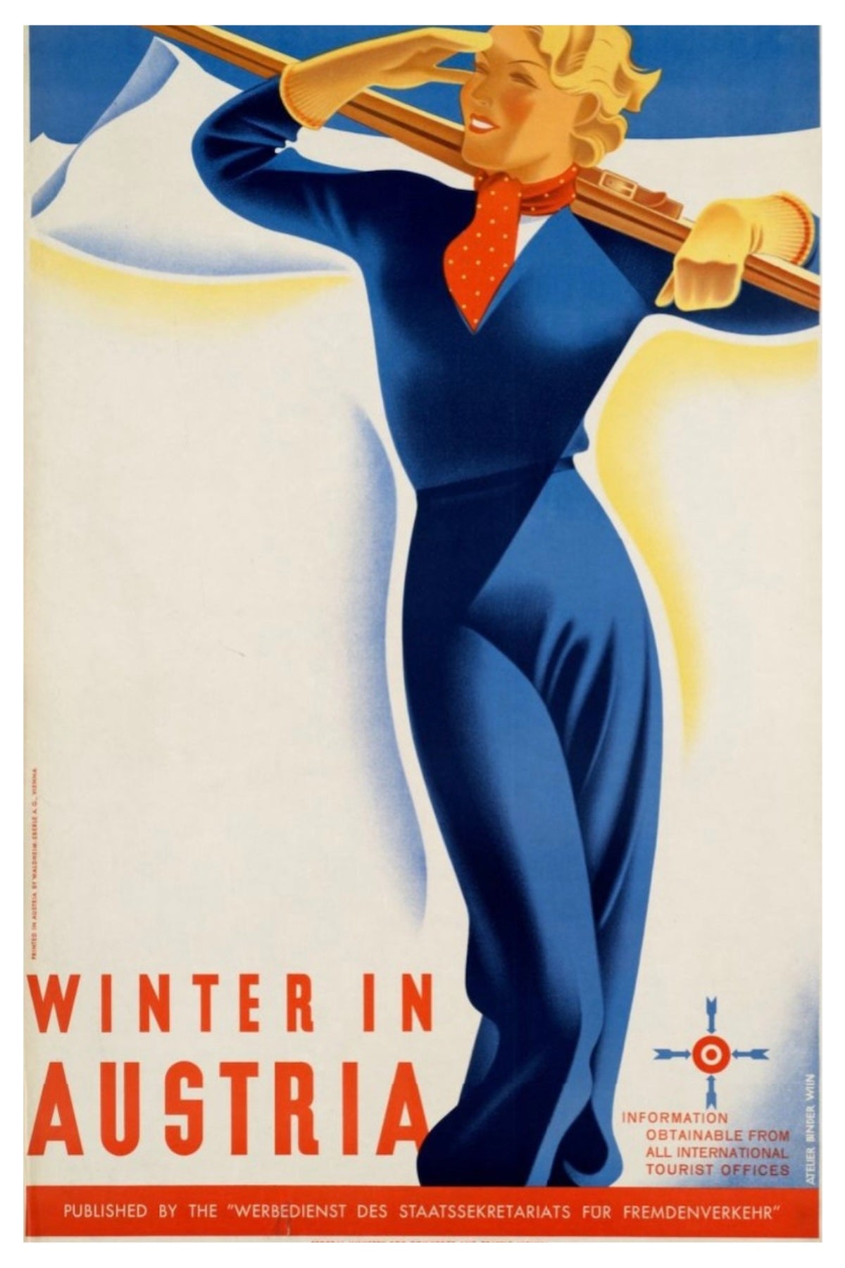 Winter in Austria Postal Card