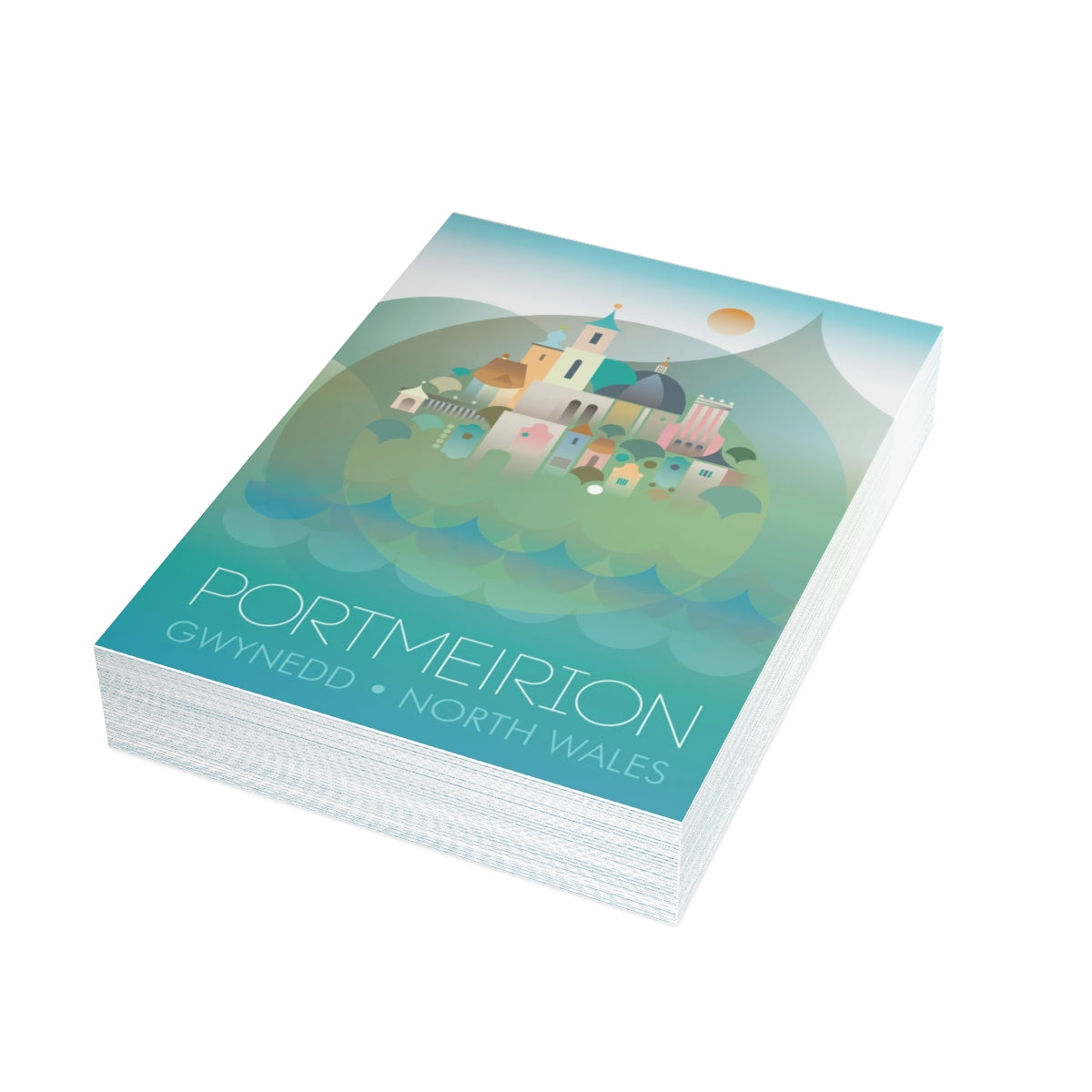 Portmeirion Folded Matte Notecards + Envelopes (10pcs)