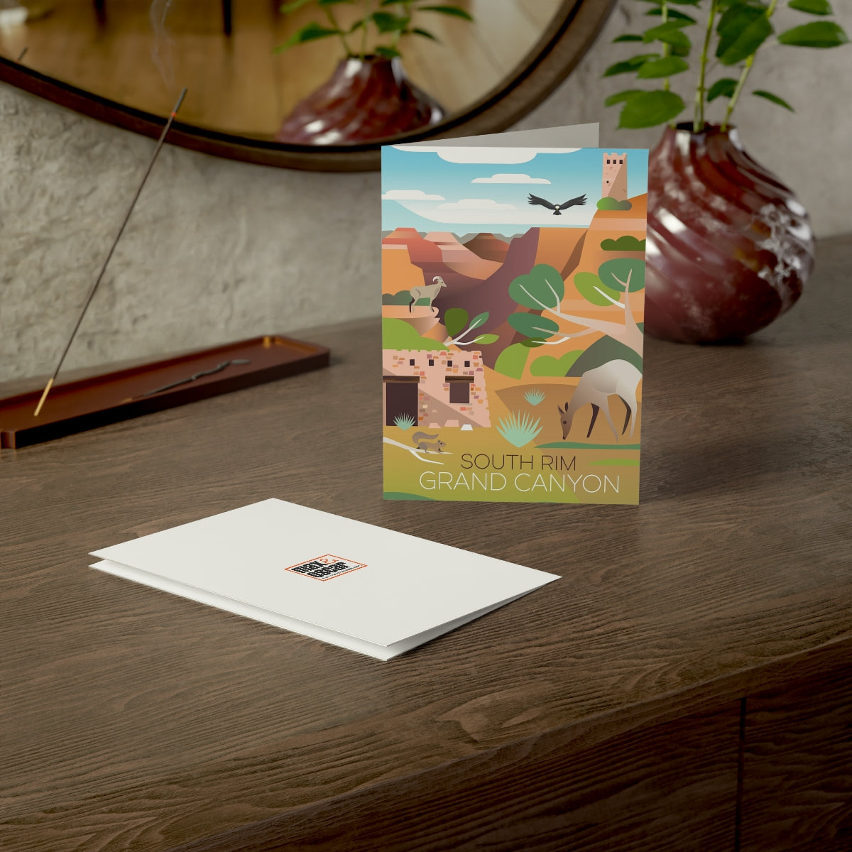 Grand Canyon National Park, South Rim Folded Matte Notecards + Envelopes (10pcs)