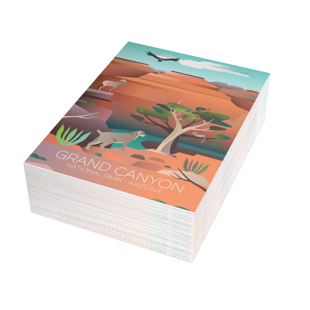Grand Canyon National Park Folded Matte Notecards + Envelopes (10pcs)