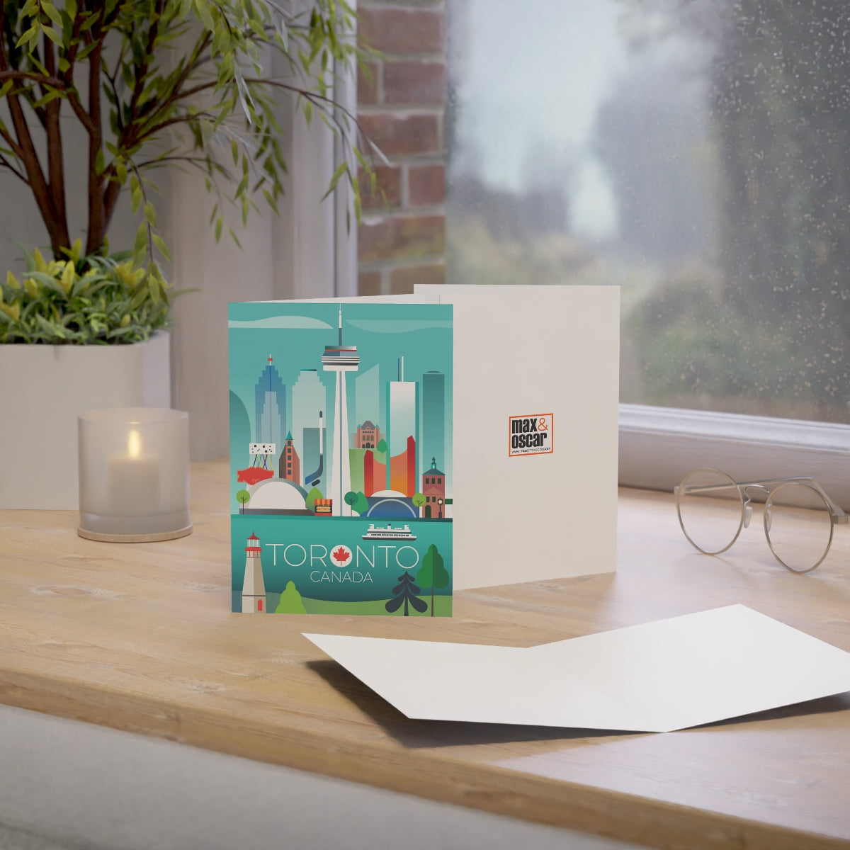 Toronto Folded Matte Notecards + Envelopes (10pcs)