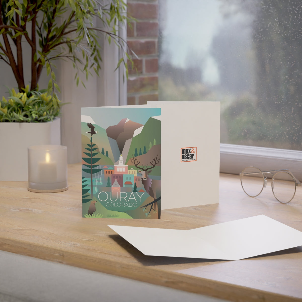 Ouray Folded Matte Notecards + Envelopes (10pcs)