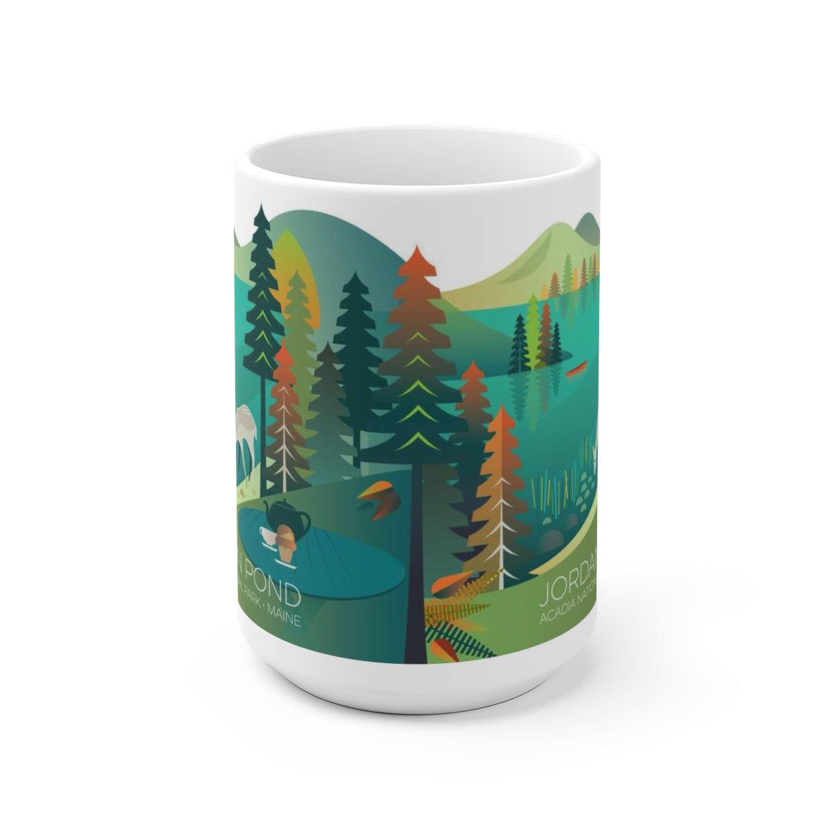 ACADIA NATIONAL PARK JORDAN POND 11 OZ OR 15 OZ CERAMIC MUG