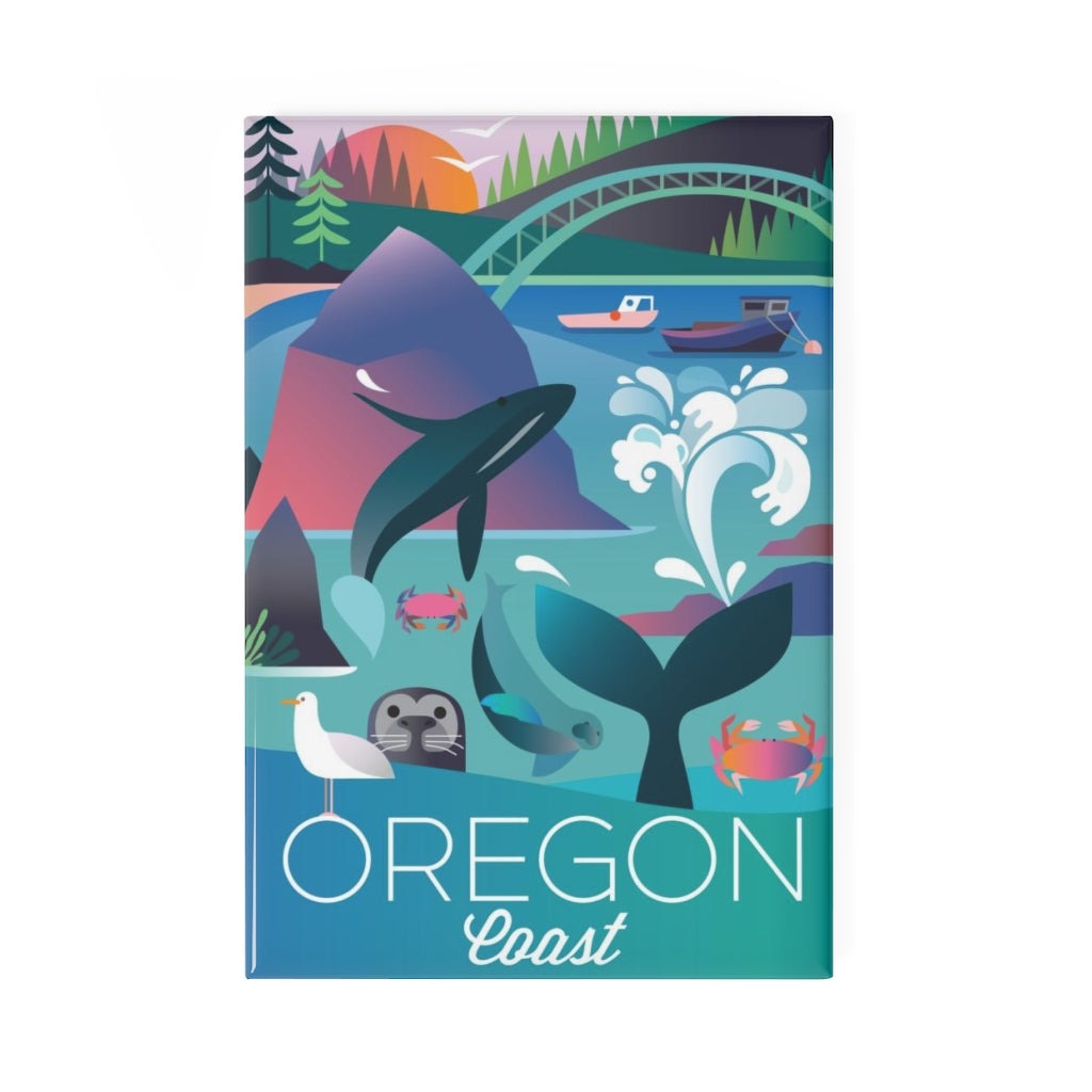 OREGON COAST REFRIGERATOR MAGNET