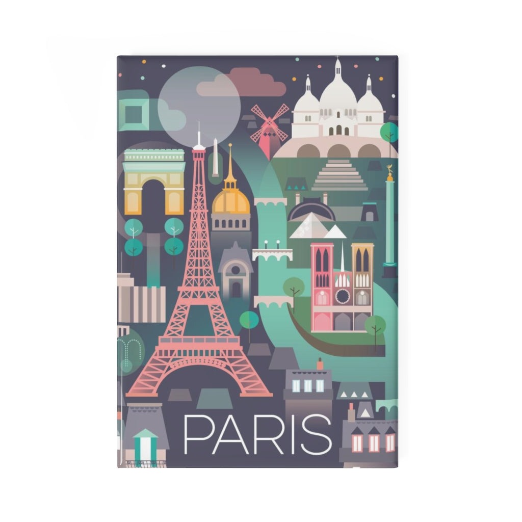 PARIS-KÜHLSCHRANKMAGNET