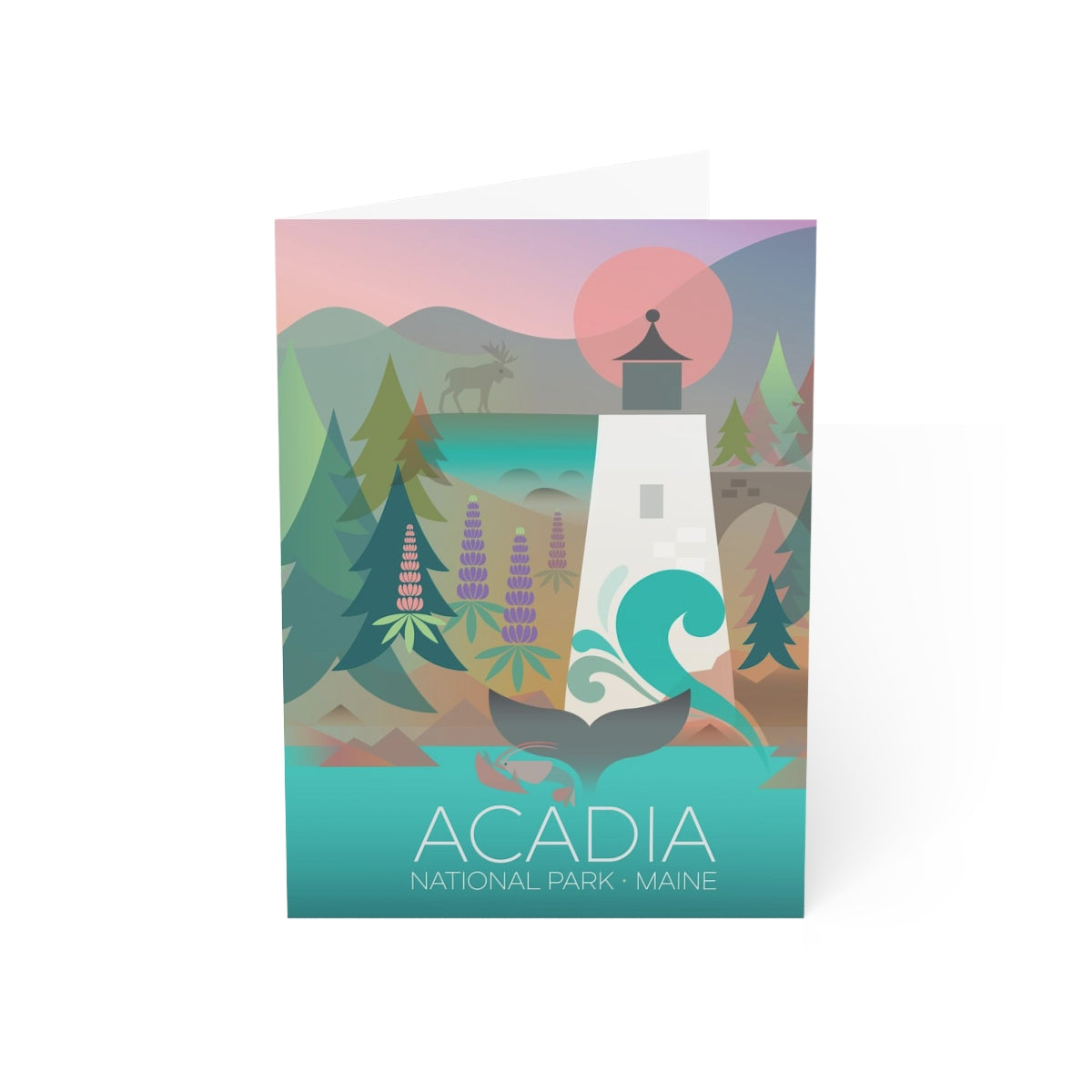 Acadia National Park Folded Matte Notecards + Envelopes (10pcs)