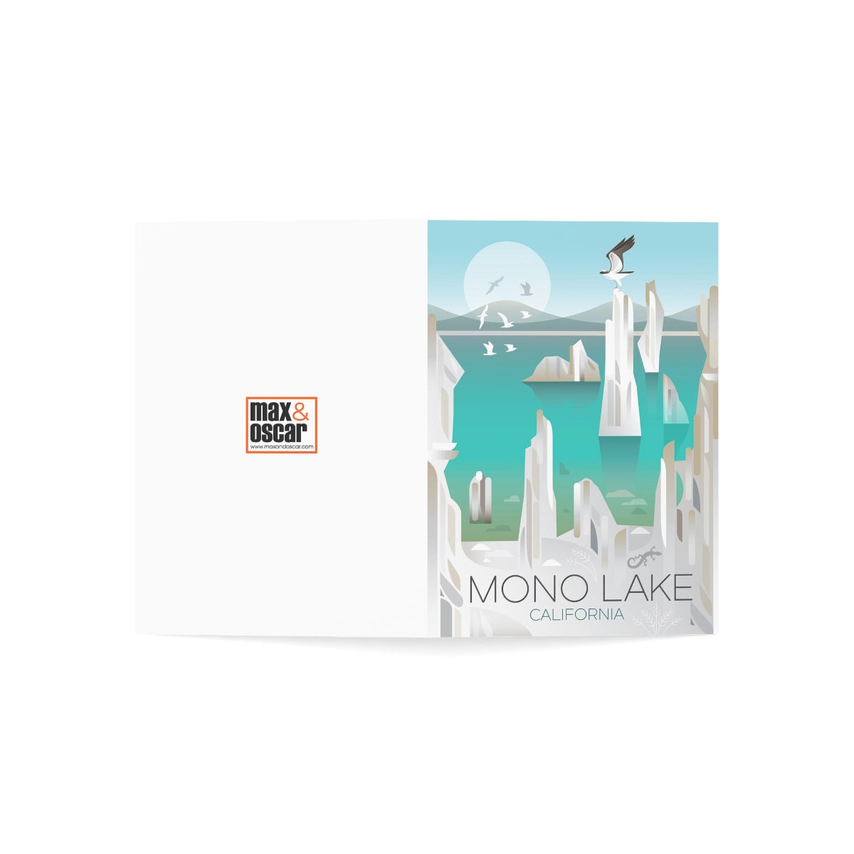 Mono Lake Folded Matte Notecards + Envelopes (10pcs)