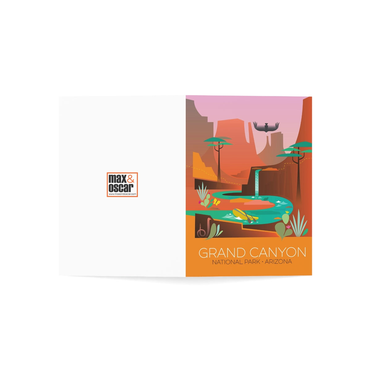 Grand Canyon National Park Matte Folded Notecards + Envelopes (10pcs)