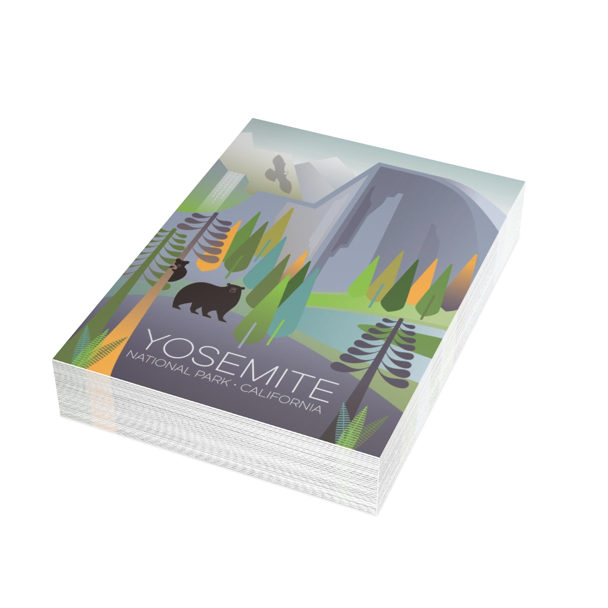 Yosemite National Park Folded Matte Notecards + Envelopes (10pcs)