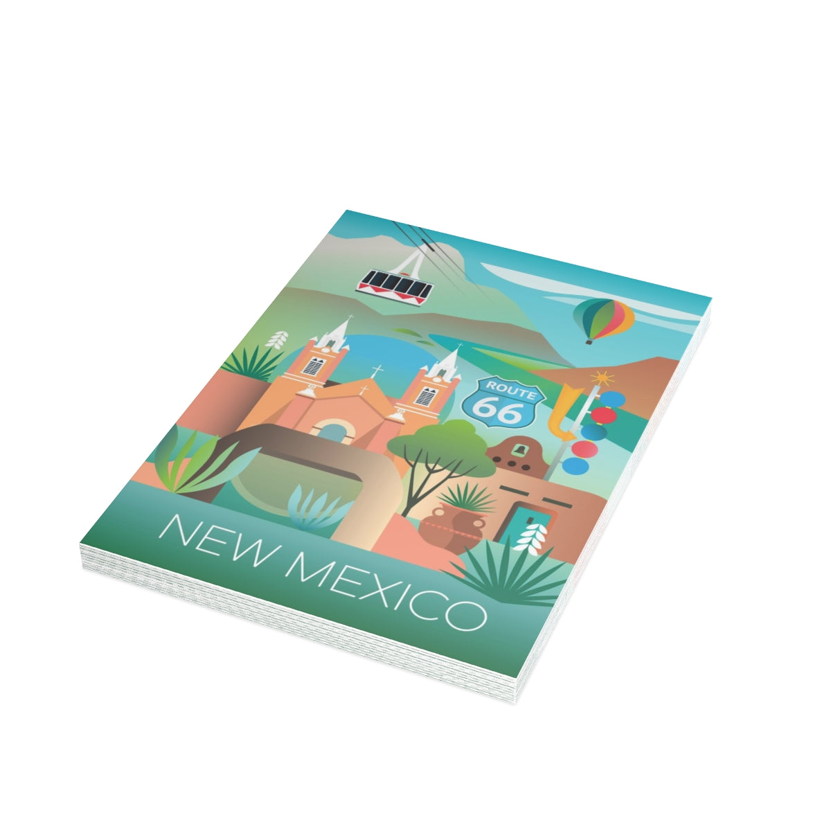 New Mexico Folded Matte Notecards + Envelopes (10pcs)